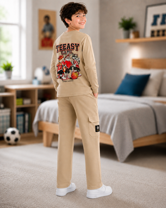TEEASY Gang Street Legends Fawn Coord Set