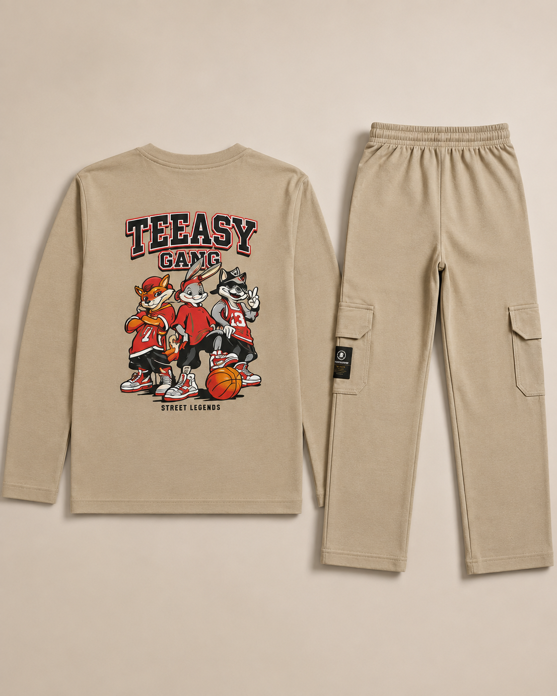 TEEASY Gang Street Legends Fawn Coord Set