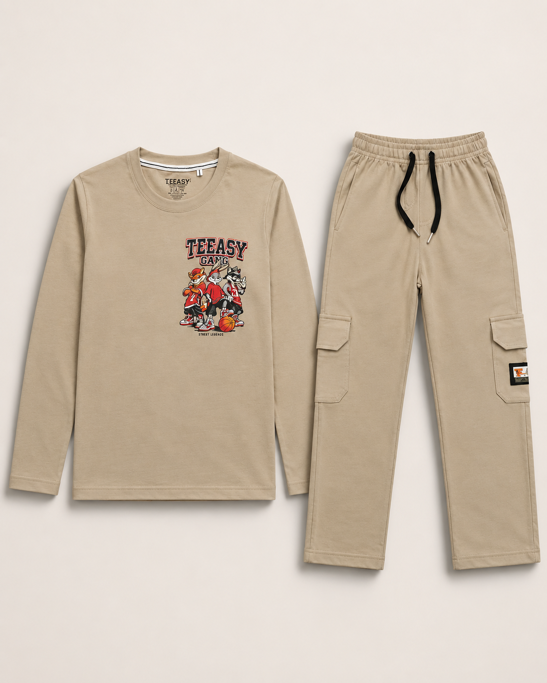 TEEASY Gang Street Legends Fawn Coord Set